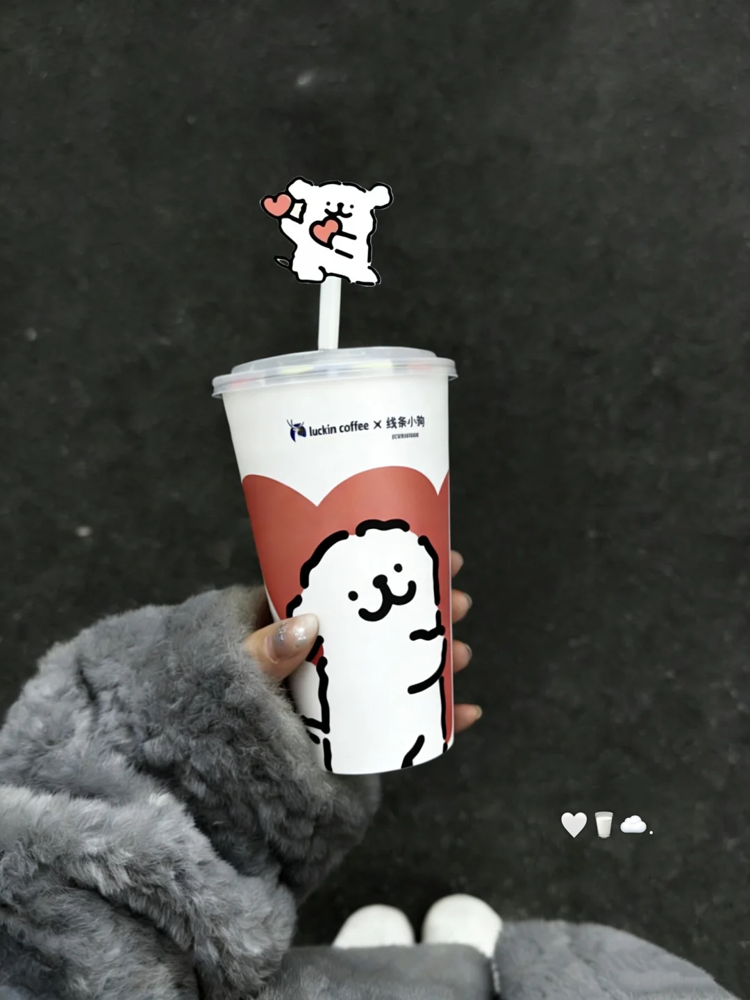 拿到了！！瑞幸新杯子！！