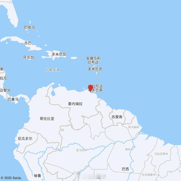 【美国地质勘探局】发布，2026-10-03 00:31:25 在 Güiria, Venezuela（纬度:10.3698°N 经度:62.4223°W 发生5.0级地震，震源深度:9.763公里，查看详细 #App ​