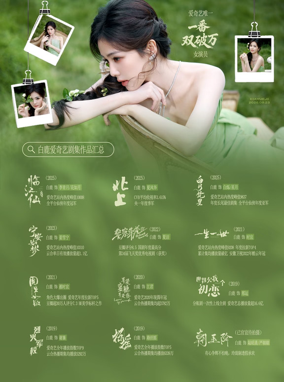 生日暨朝玉阶官宣之际 回顾女神在🥝战绩