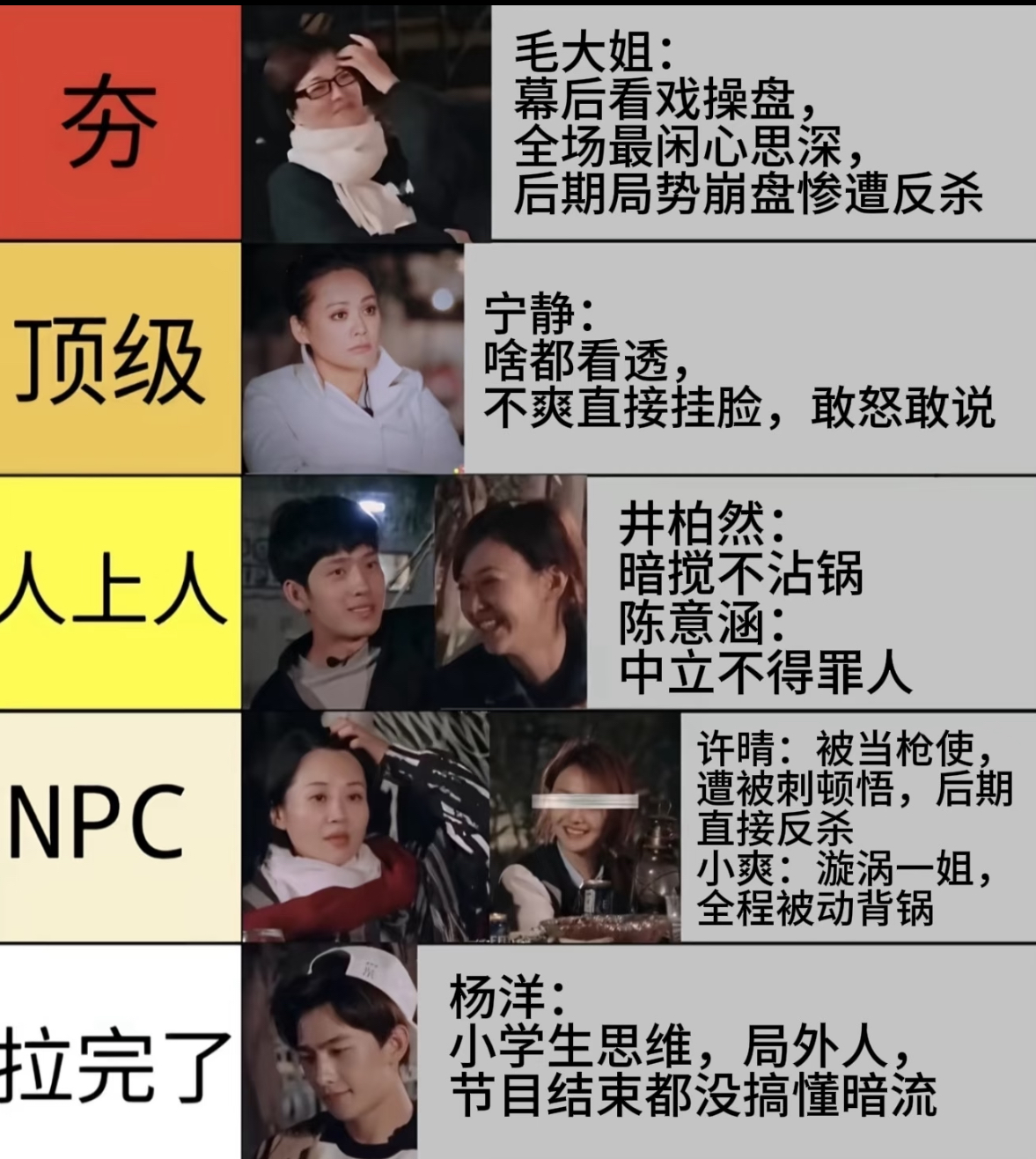 为什么《花少2》八年后还能这么火，
是有原因的，
总结了下面5条：

第一，阵容选得太绝。 
宁静、许晴、郑爽、杨洋、井柏然、陈意涵，个个都是话题体质，放到一起就是化学反应。

第二，剪辑太会搞事情。 
宁静最近直播说，当年正片只播了全部素材的“二十分之一”。预告片剪出来的冲突感，比正片还精彩。