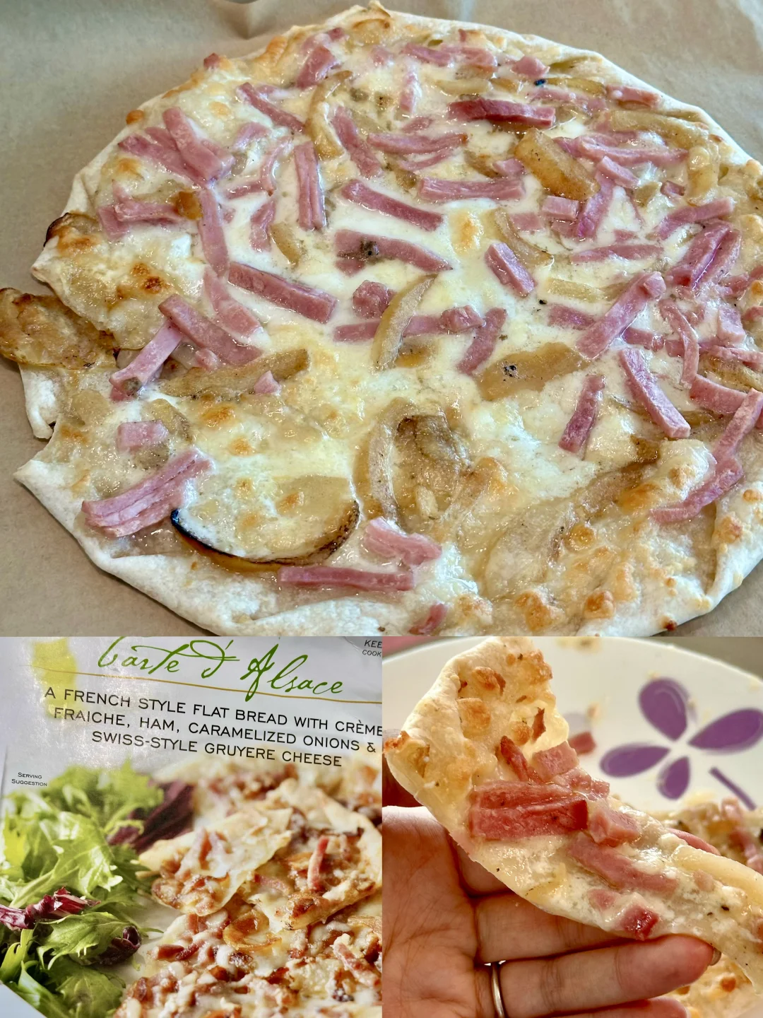 不愧是甜茶的缺德舅最爱🍕香脆轻盈法式烤饼