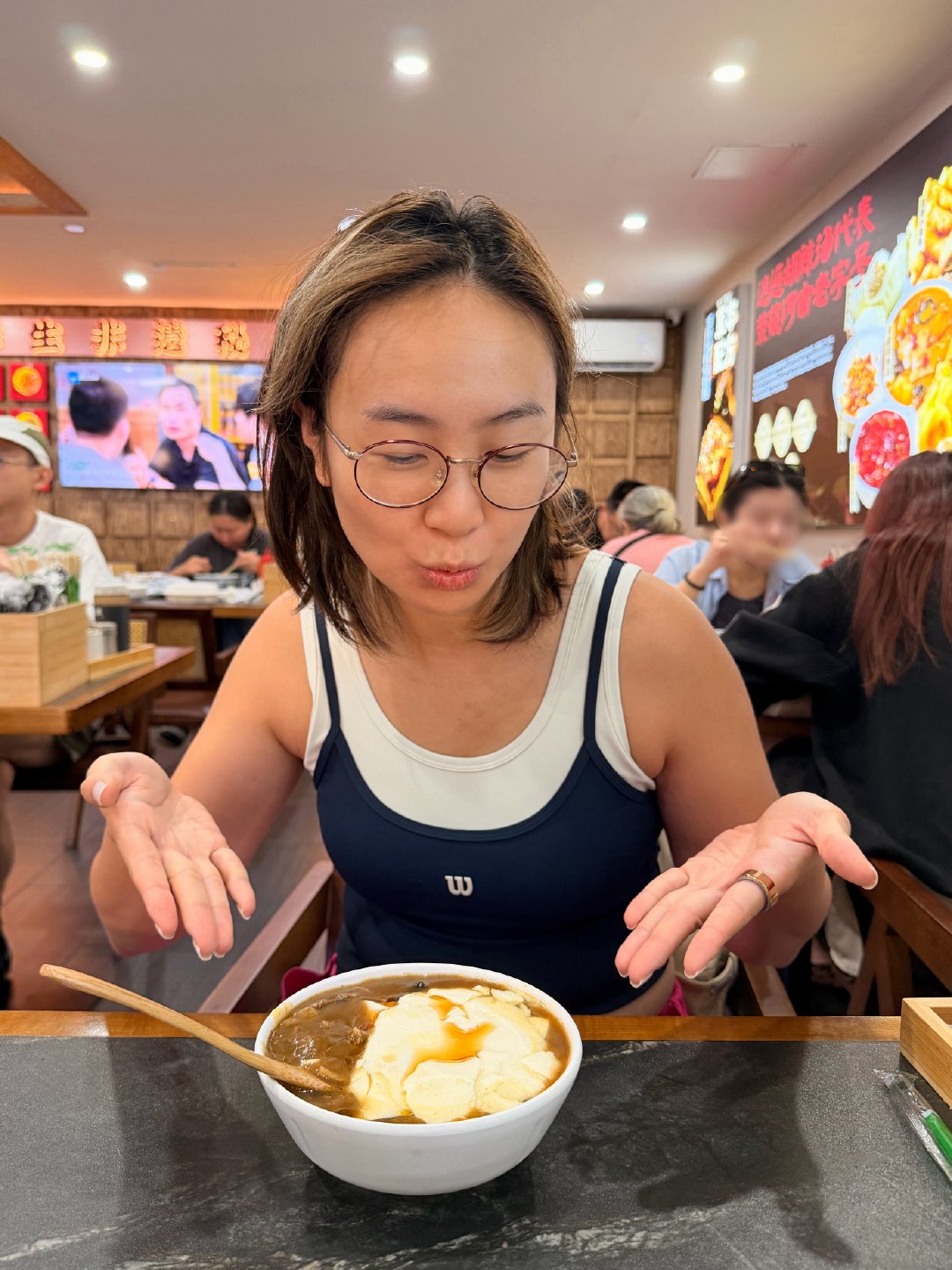 也是在美国吃上胡辣汤了  ​​​