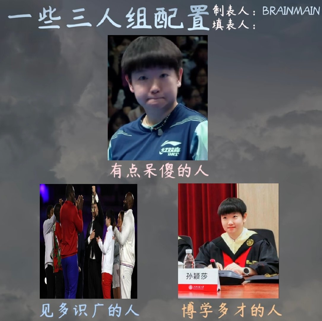 加入哪个小组呢[思考]
#孙颖莎# ​