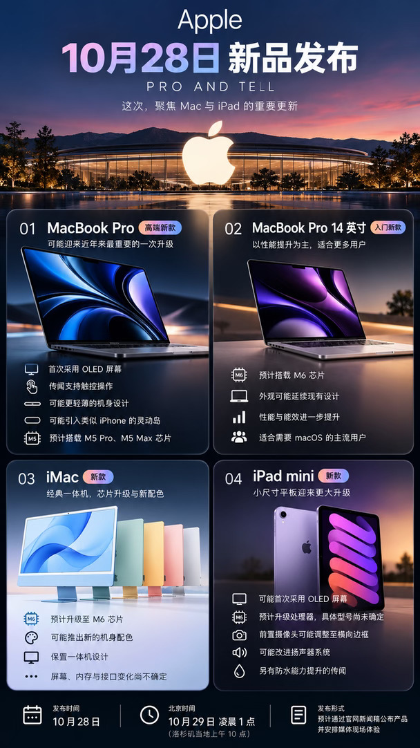 苹果新品发布会前瞻