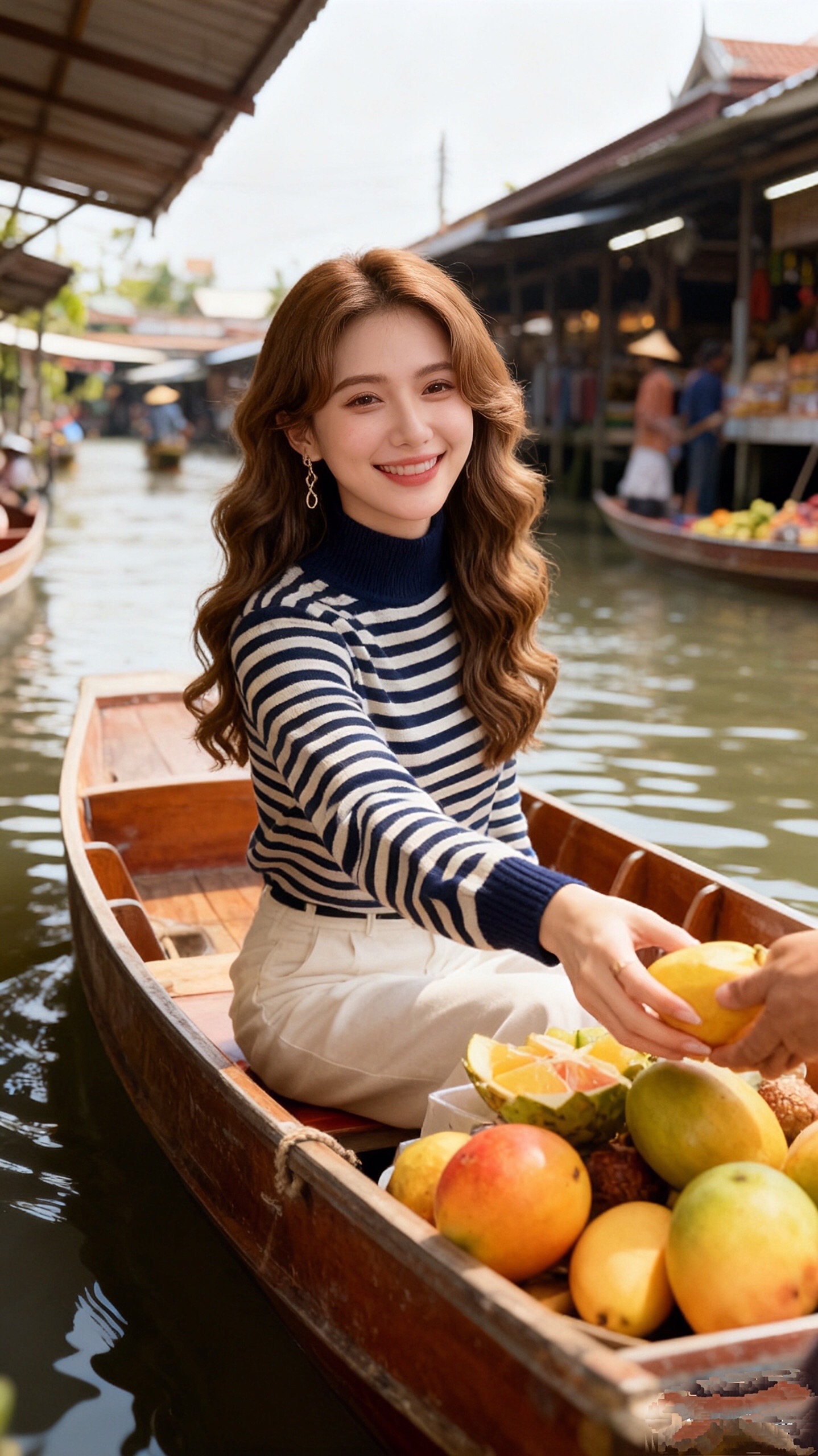 街拍小姐姐穿搭秀针织衫女装新款