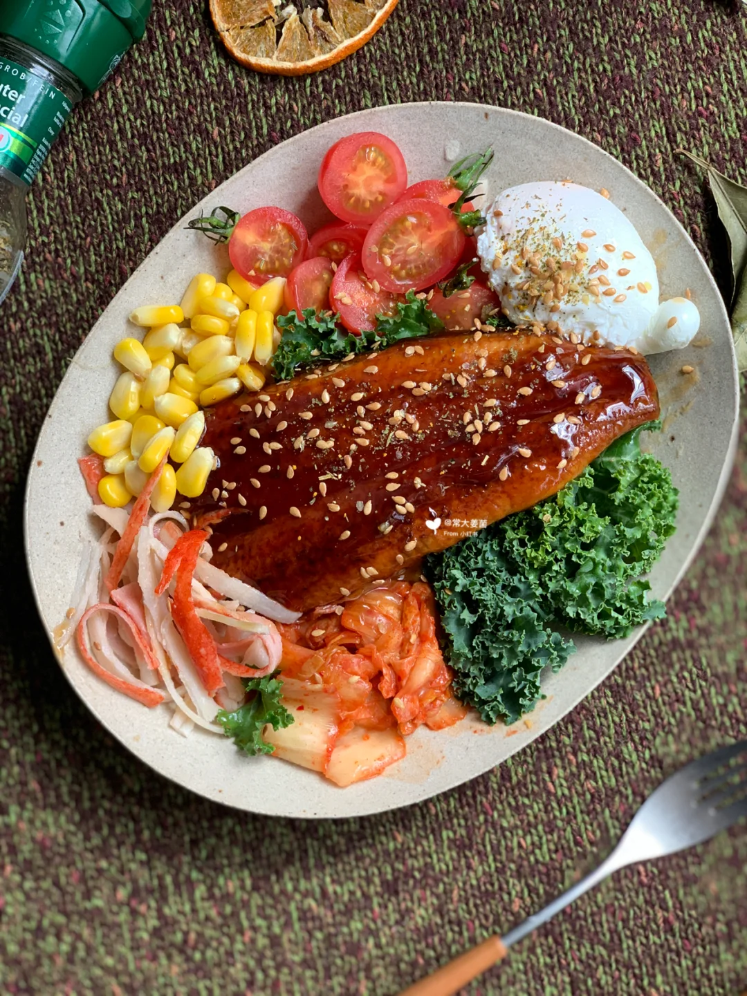 征服胃🇯🇵日式低卡藜麦鳗鱼波奇饭pokeBowl