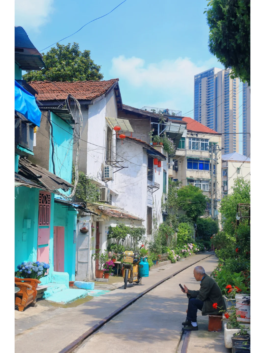 不敢信是武汉❗️吹爆这条浪漫烟火气花街