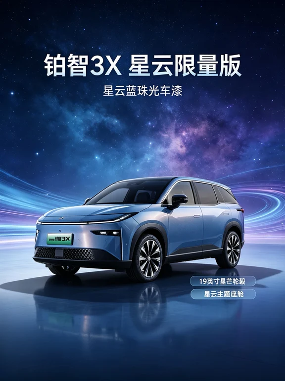 🚗铂智3X｜10w级高颜值电车！