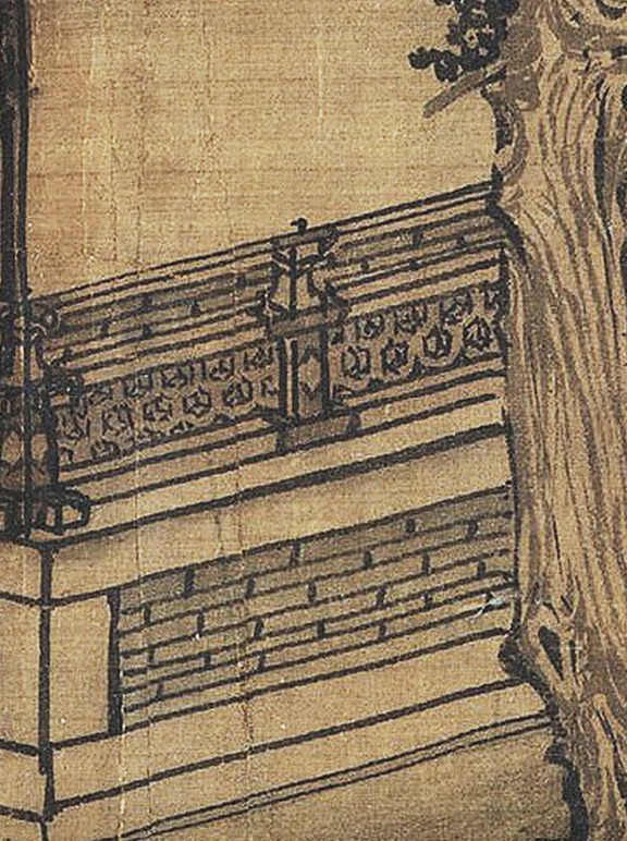 宋代建筑栏板上的龟背纹