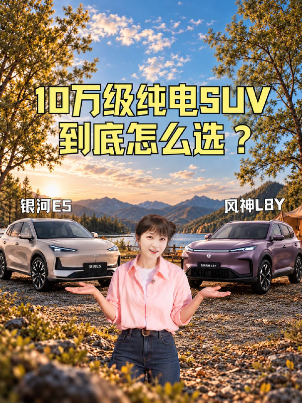 银河E5vs风神L8Y：10万出头的纯电SUV怎么选