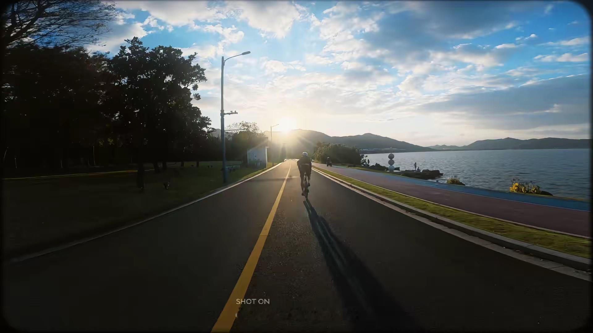 迎着光做最自由的自己。inmyfeeling 骑行