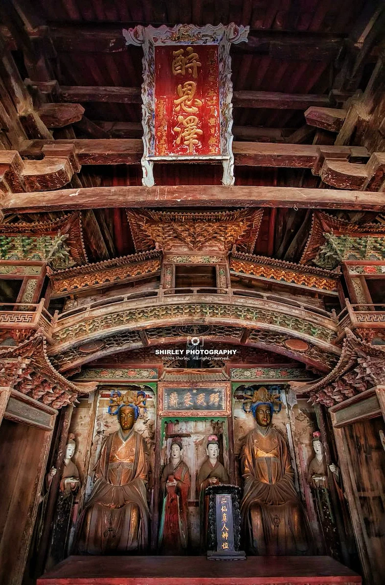 美绝❗️普通游客唯一能看到的小木作天宫楼阁