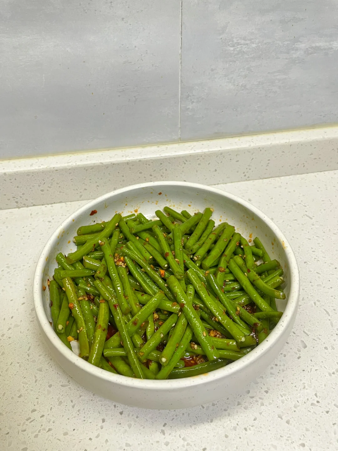 超清爽的凉拌豇豆，一个人可以炫一盘🤤