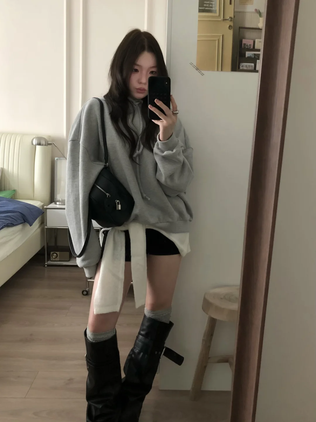 好久没穿卫衣了🩶