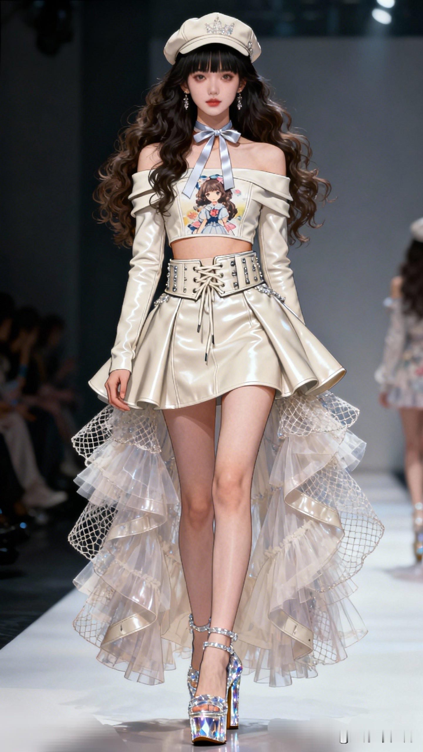 轻纱拂面，步履生莲。梦幻少女风时装秀，甜美可爱，惊艳全场！🌸✨