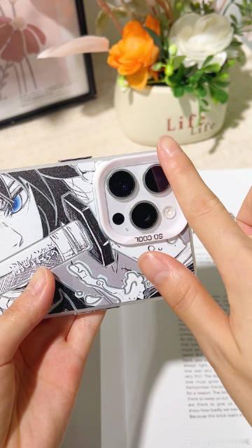 适用VIVO x200手机壳100s鬼灭之刃90镭射y300彩银80...