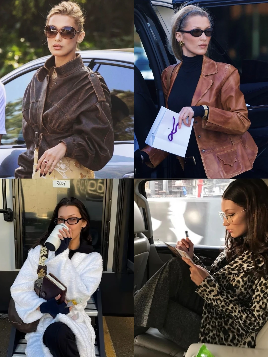 Bella Hadid｜最会戴眼镜的女明星👓
