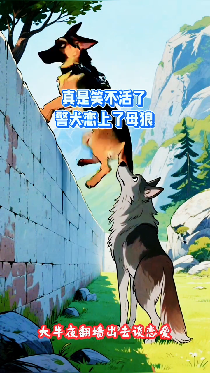 混血小战士来了，警犬和野狼的奇妙缘分。
警犬恋上了母狼。你敢信吗？一只纪律严明的