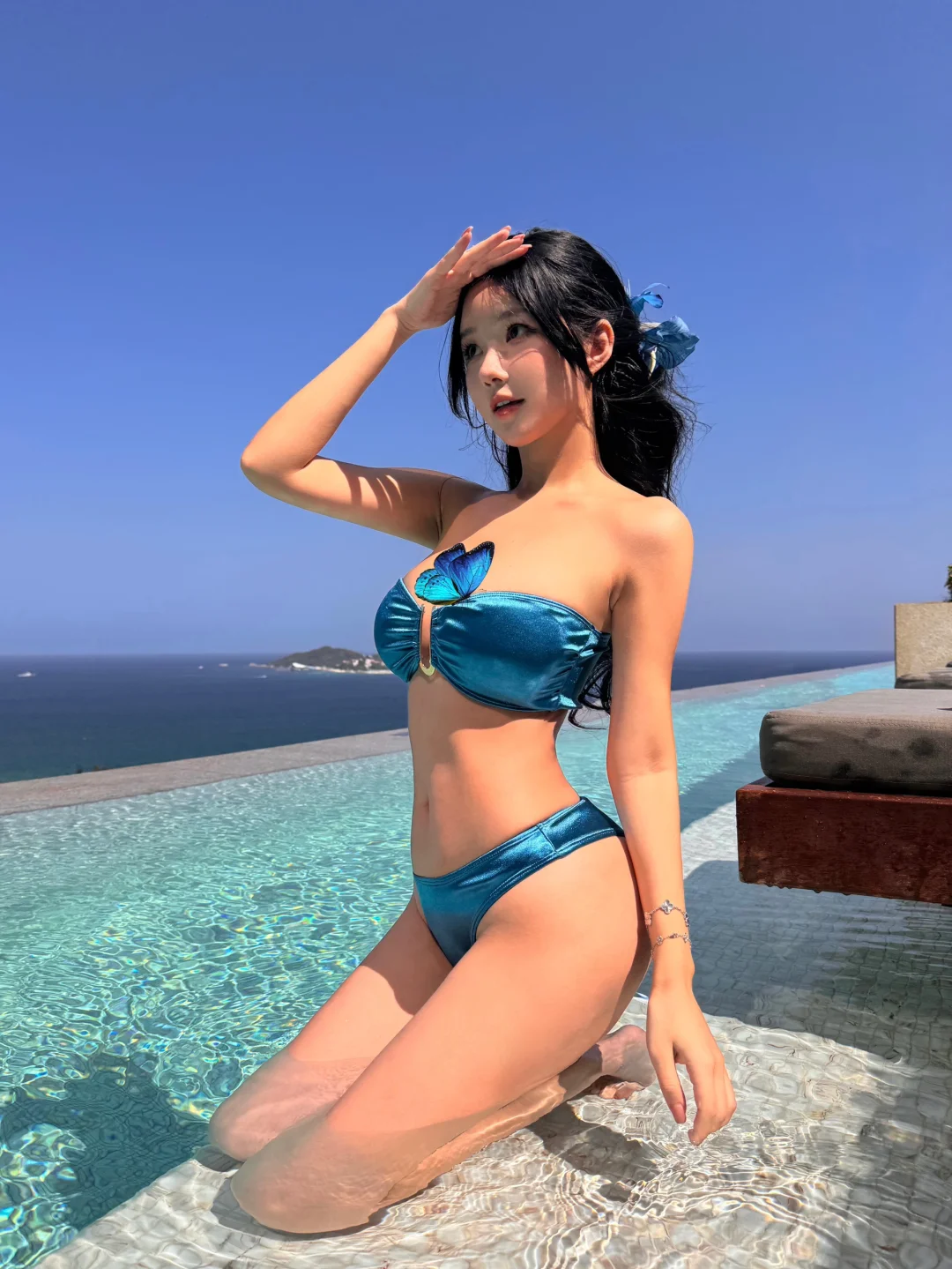 三亚｜来瑰丽酒店绝美空中无边泳池拍照啦🦋