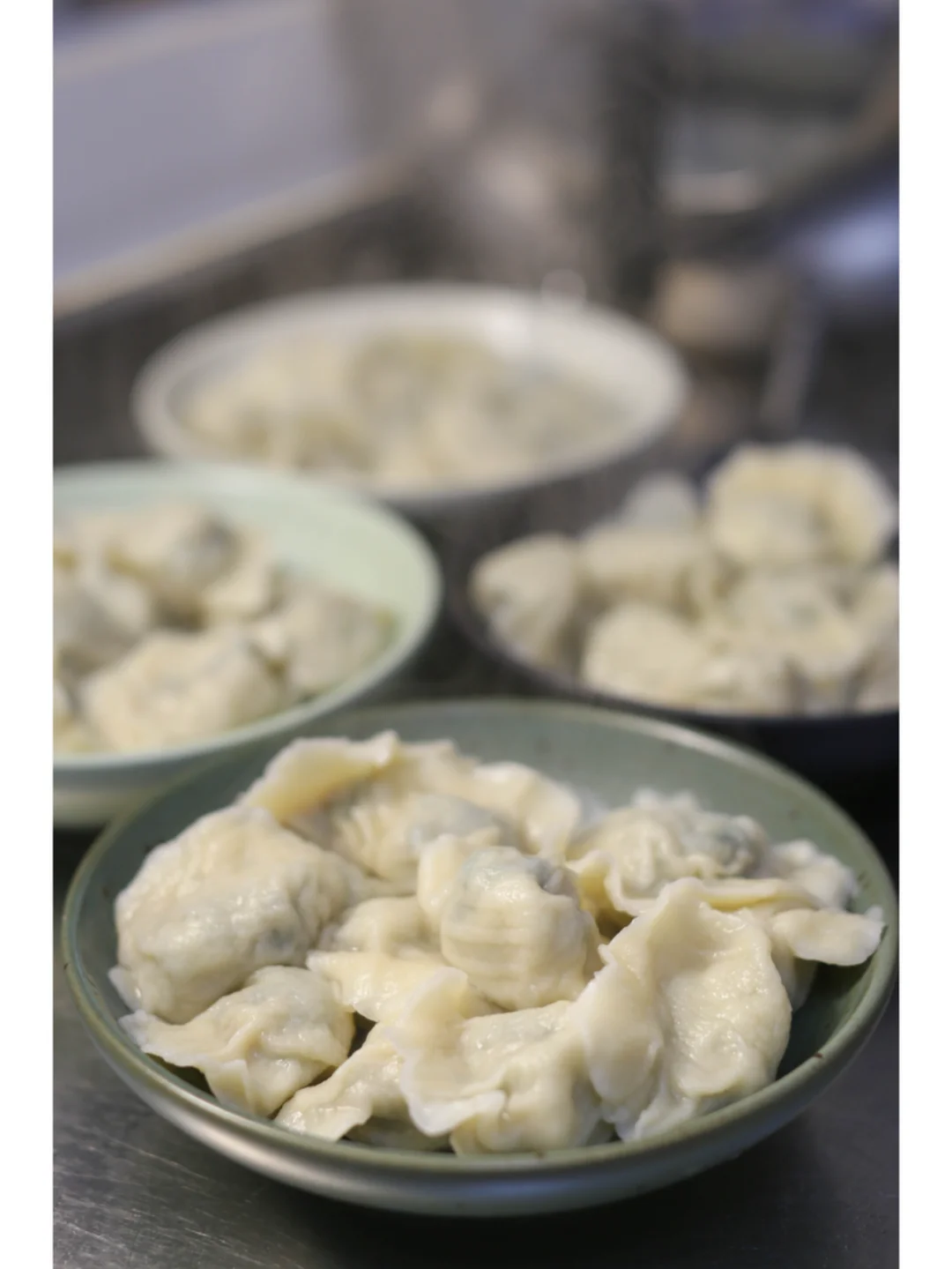 换着花样做面食｜小白菜鲜肉水饺｜深秋美食