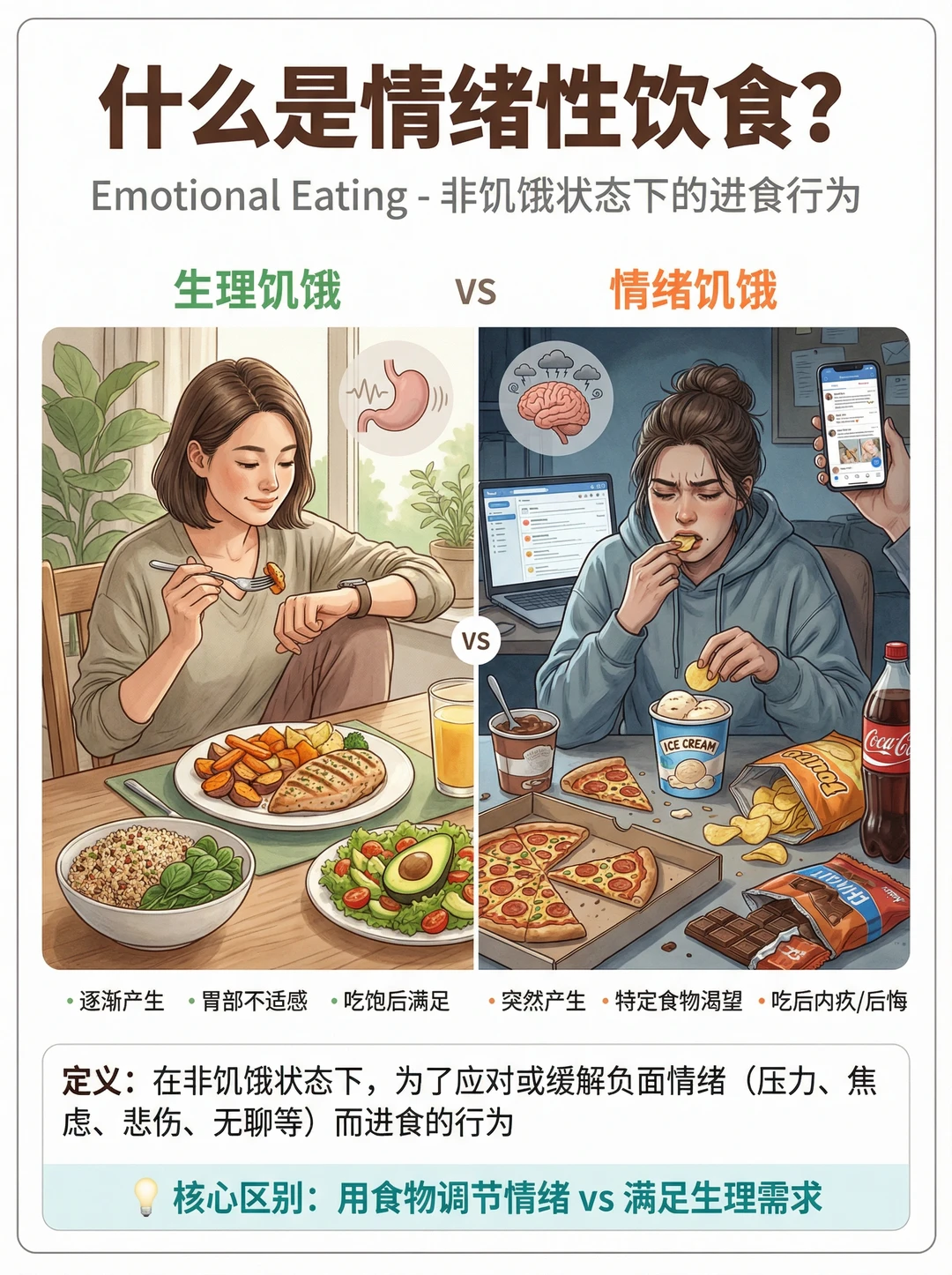 警惕！你的暴食可能是"情绪饥饿"