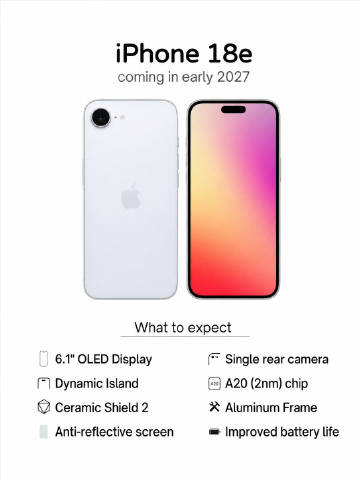 iPhone 18e 爆料来了，苹果这次把“该有的体面”补上了，把“不...