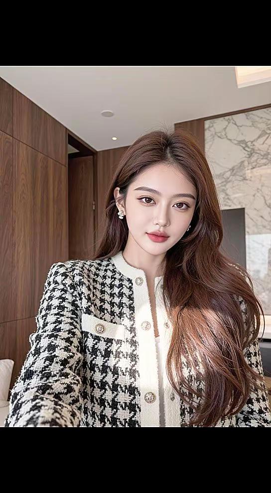 在家没事自拍一下。甜系美女 自拍系列 新手小白   室内