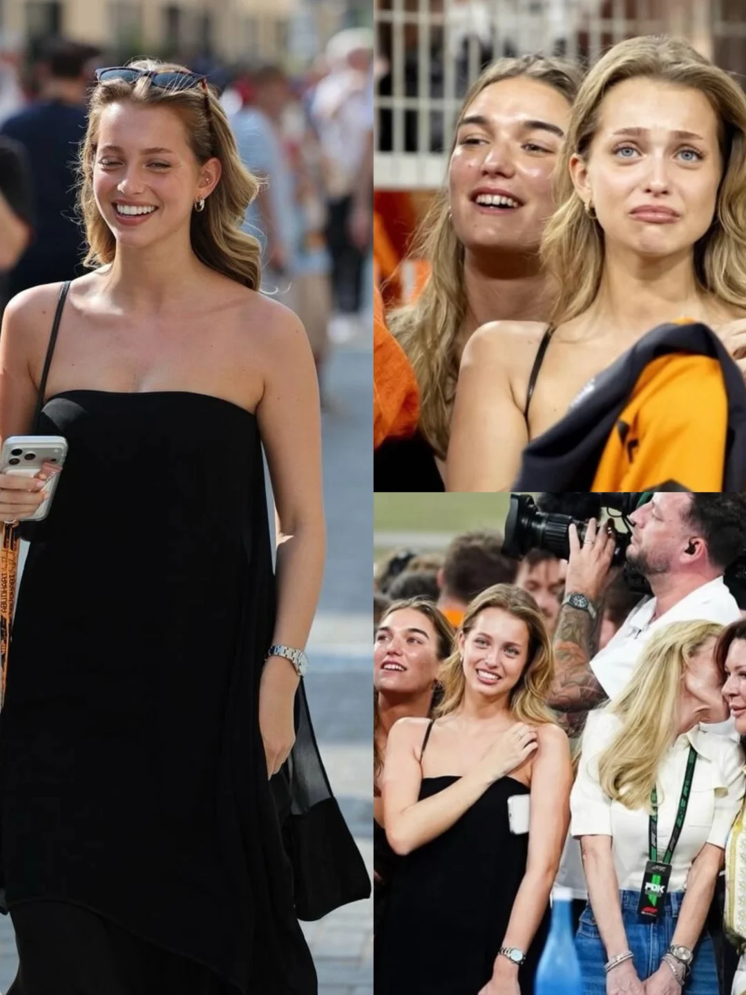 F1新科冠军女友火遍外网，真赛级白女了