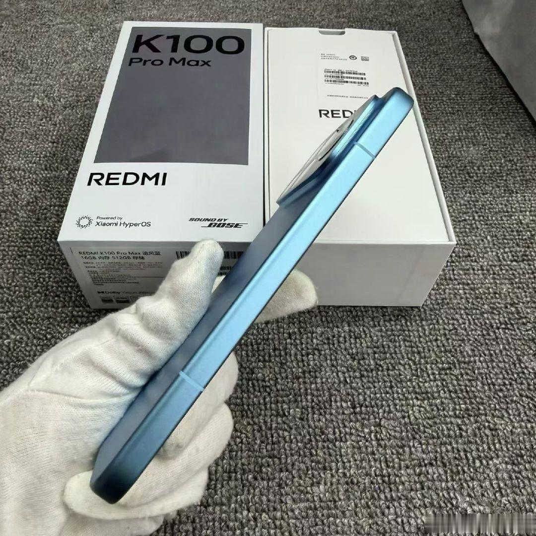 仅激活的 
小米REDMI K100 ProMax第五代骁龙8至尊版185Hz高刷9070mAh电池学生手机 追风蓝 16GB+512GB  全套 准新机 ​