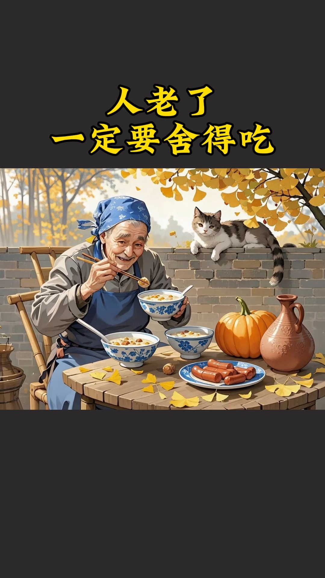 舍得吃鸡蛋。
一天一个，水煮最好。
你省的是几毛钱，亏的是记性和骨头。
六十岁后最怕摔，肌肉没了，一摔就垮。
说起这个鸡蛋啊，我真是有太多感触了。我们小区有个王阿姨，今年六十七了，退休金不多，每个月就那么点钱，可她偏偏在吃上特别省。早上就是一碗稀饭配点咸菜，中午随便对付一口，晚上更是能不吃就不吃。她