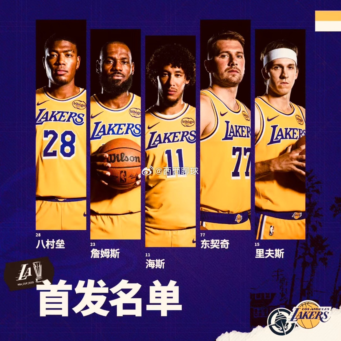 东契奇单节24分创纪录 洛城德比生死战胶着 NBA杯赛洛城德比生死战打...