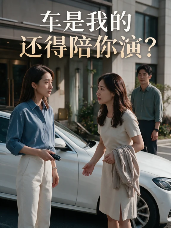 车借给了闺蜜，她却让我陪她演戏？#汽车 #借车 #奔驰