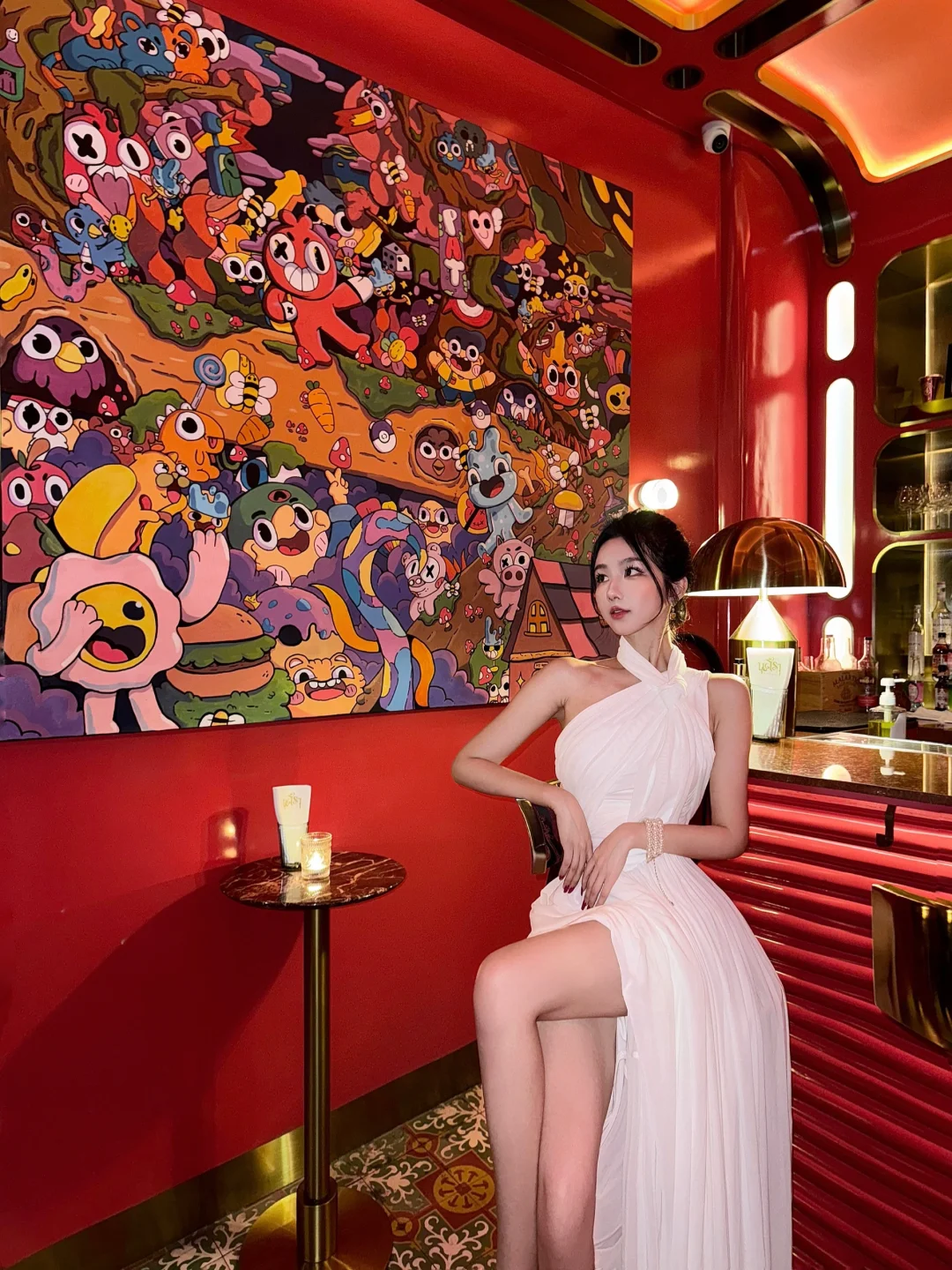 曼谷卧佛寺对面的世界50佳红色复古酒吧🍸