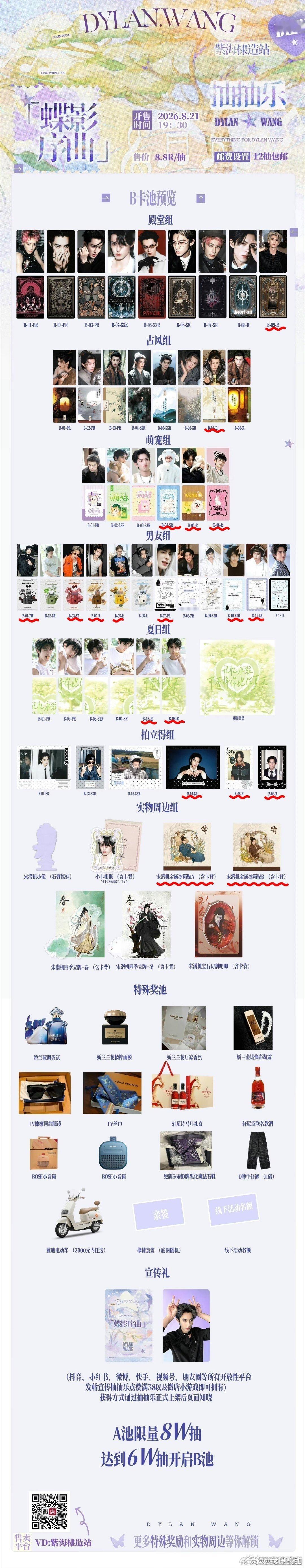 #王鹤棣[超话]# 真的很想要宣发礼兄棣伙们动动发财的小手点点赞吧，没抽的去抽一下全力托举宋潜机 ​