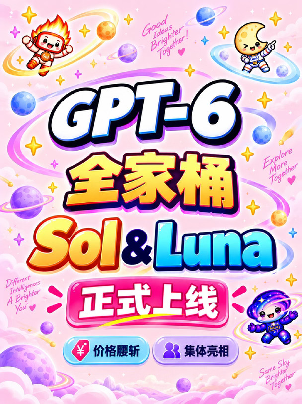 GPT-6 全家桶集体亮相！