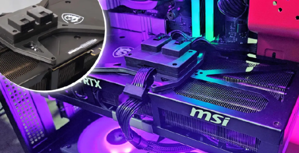 175℃烤糊接口？RTX 5090魔改双8针：线温直接压到40℃以下
一块显卡的供电接口，温度比GPU核心还高——这大概只有RTX 5090干得出来。
韩国媒体QuasarZone的实测数据把不少人看傻了：RTX 5090 Founders Edition在开启DLSS 5后，功耗飙到接近650W，