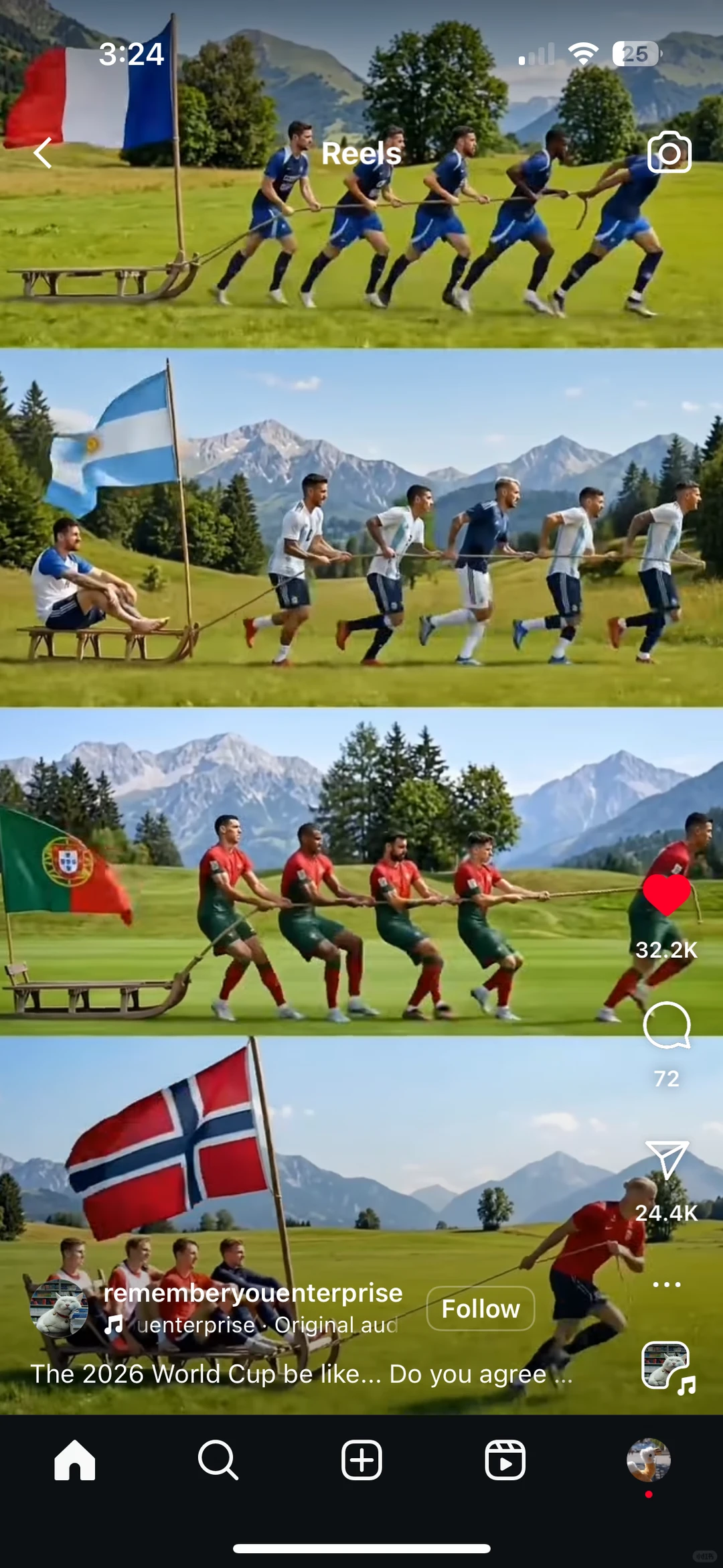 2026世界杯be like…