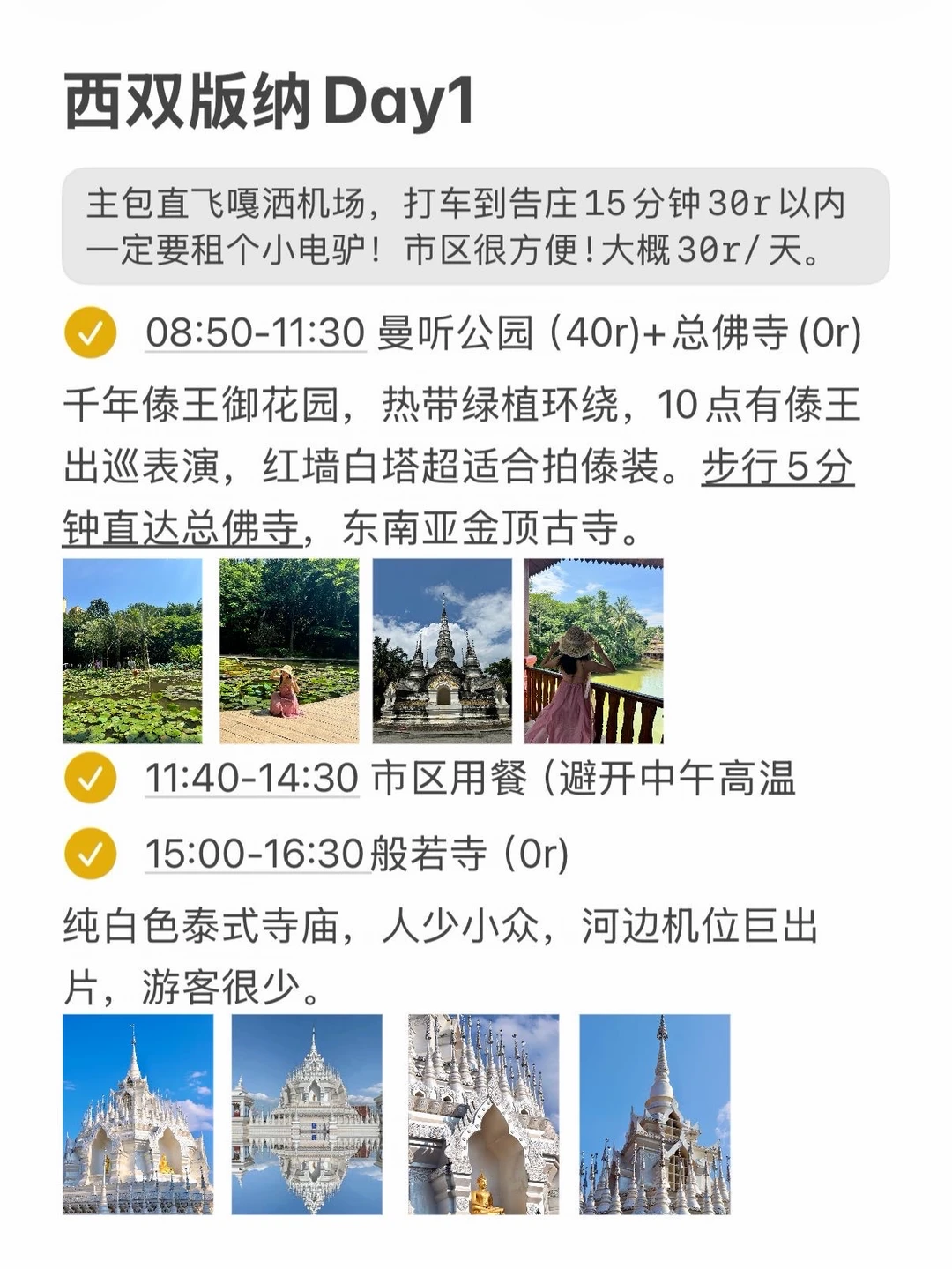 对J人男友做的西双版纳攻略满意的不行…