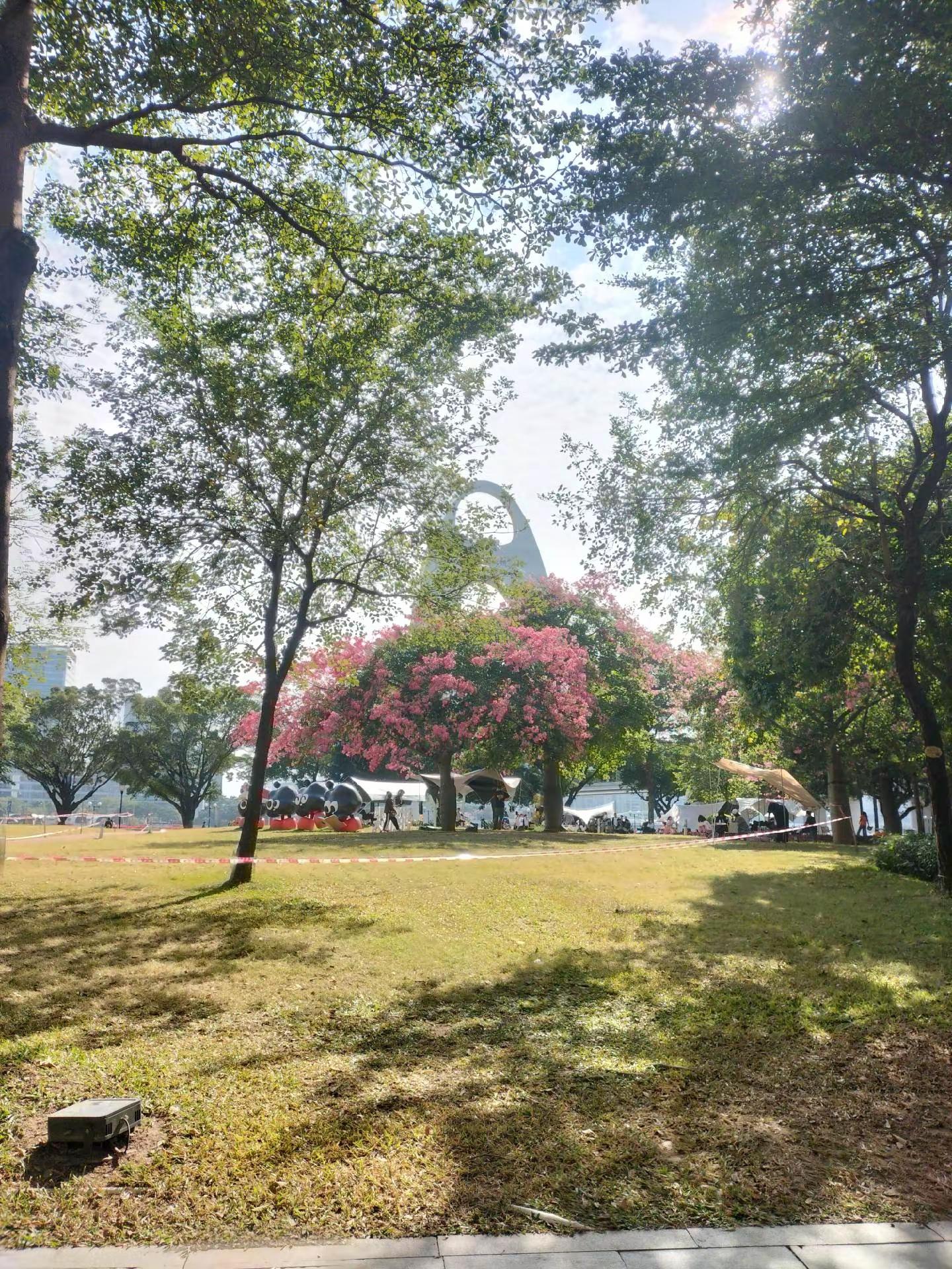 打卡 海心沙广场人山人海