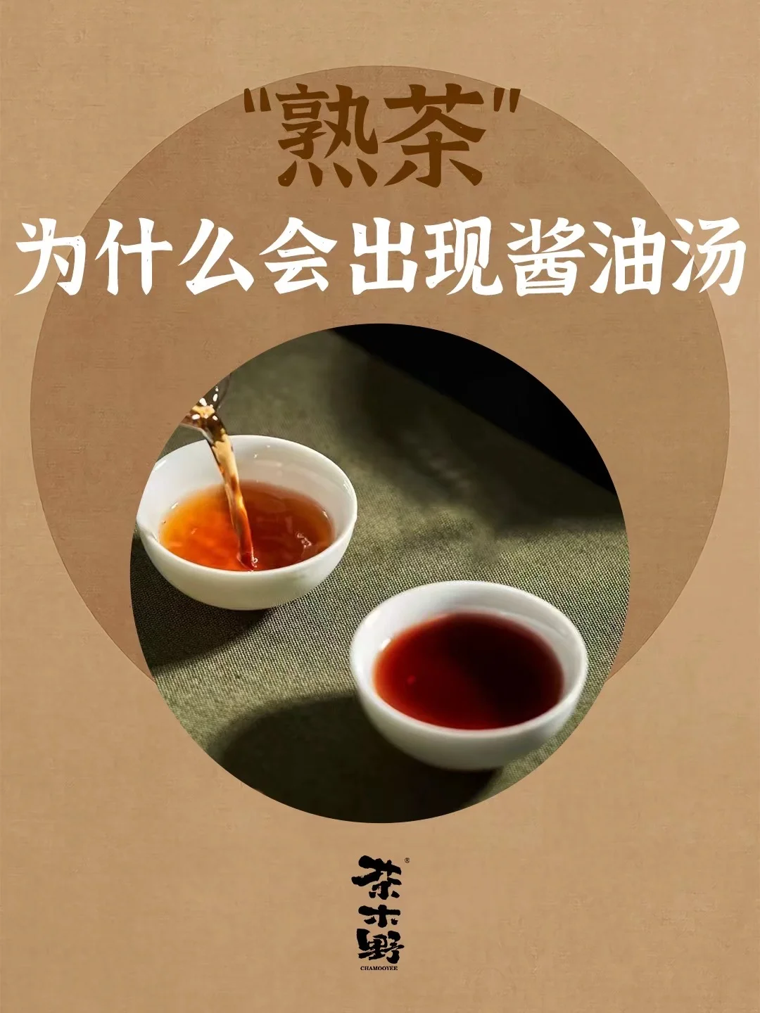 知识分享丨一分钟了解熟茶会出现的酱油汤