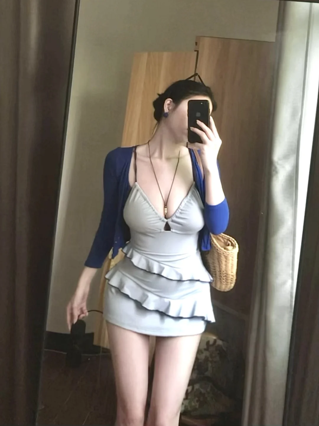 蓝色！夏天！泳衣！