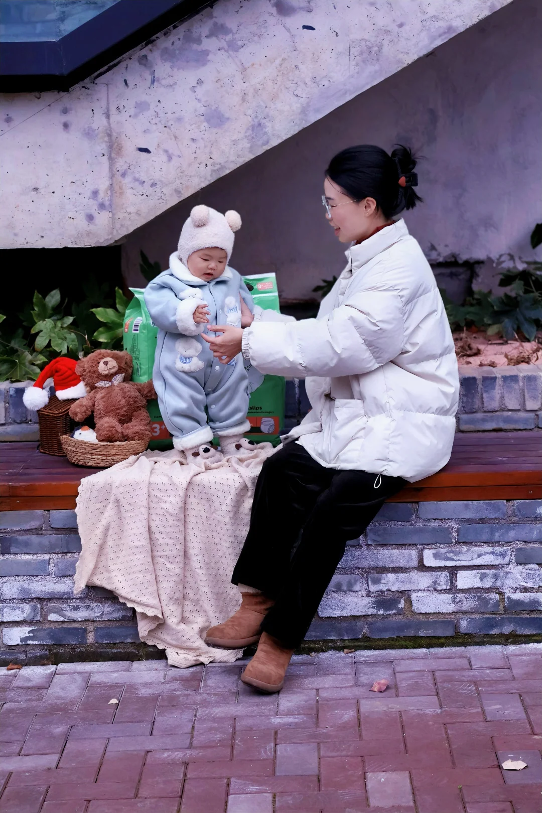 户外暴走一整天，宝宝的屁屁居然还这么干爽！