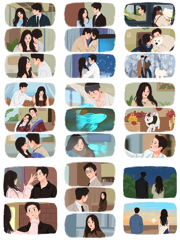 🎨影视插画｜幸得相逢 早春晴朗 插画合集