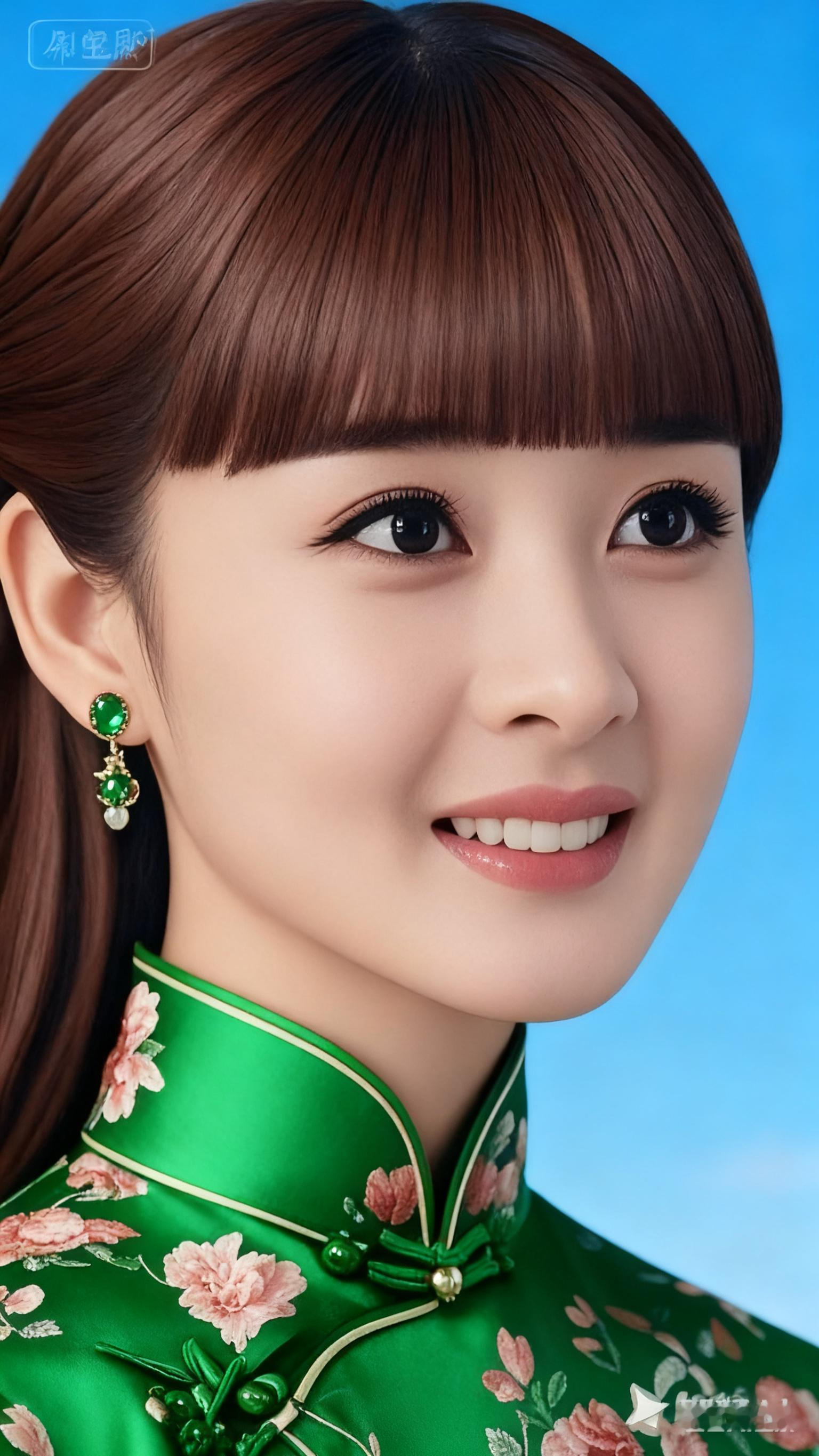 旗袍小姐姐，笑颜如花，美得古典，美得现代。