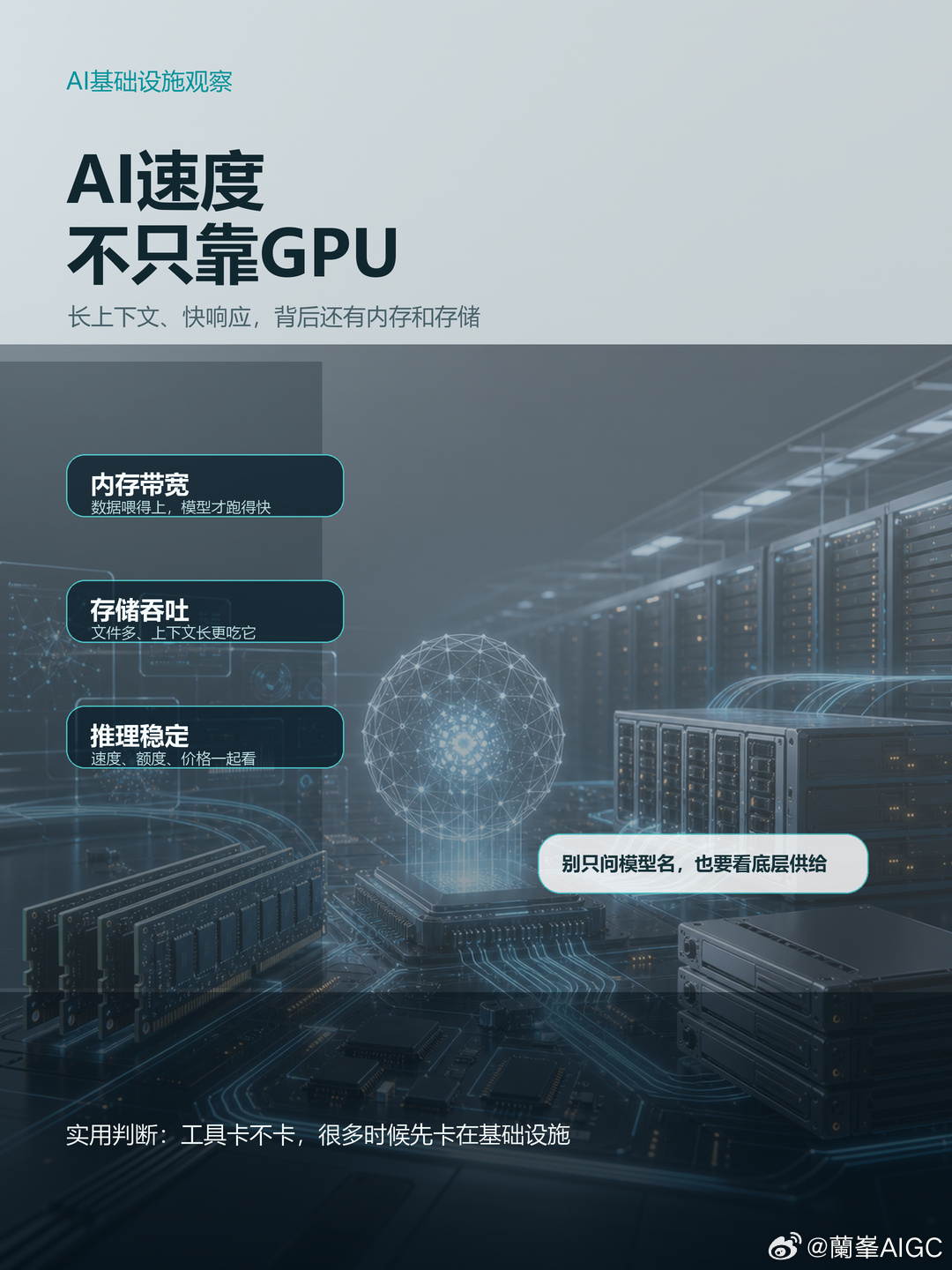AI 工具快不快，真的不只看 GPU。这两天 MarketWatch ...