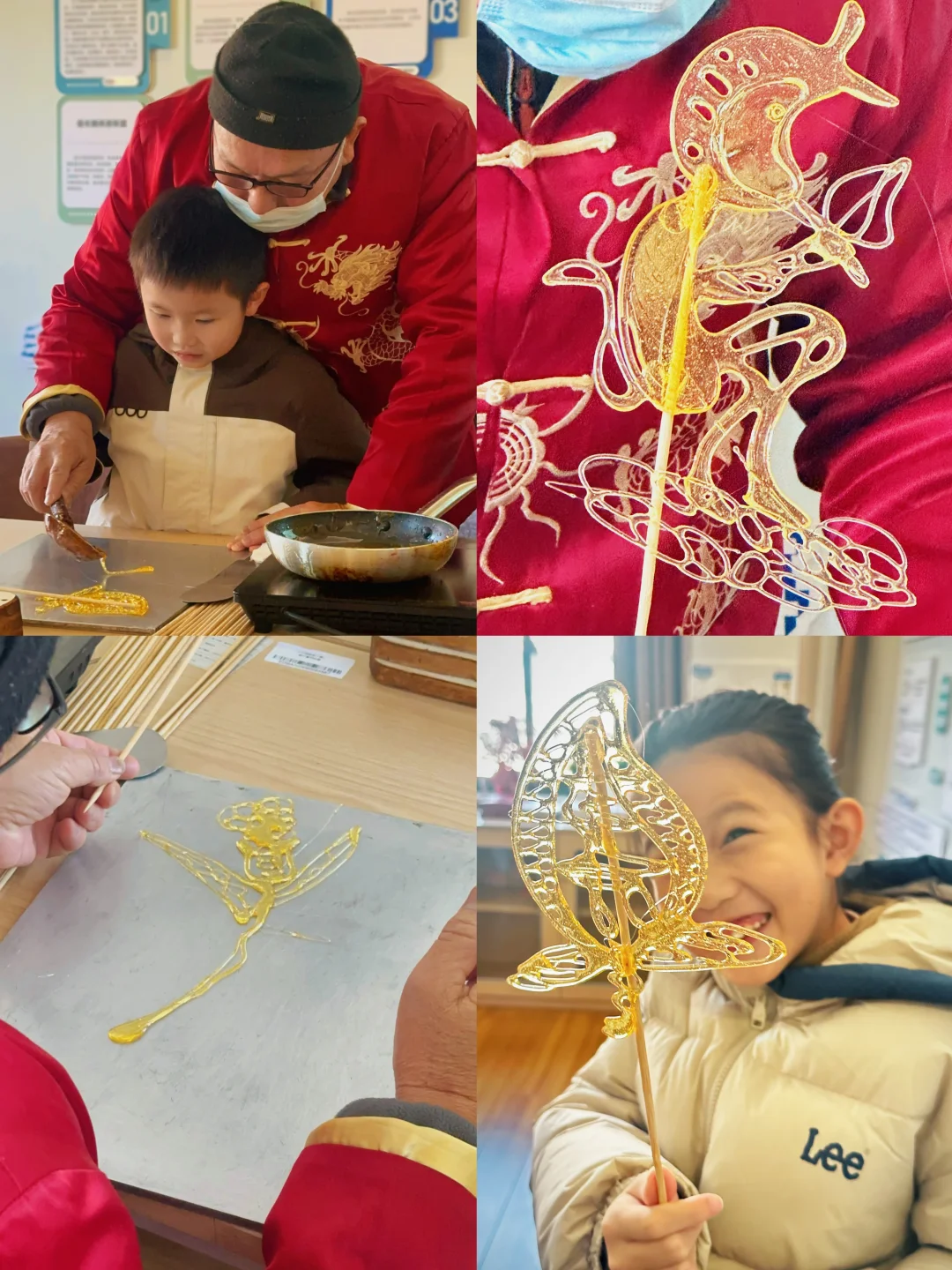 糖画一做，就感觉离过年不远了