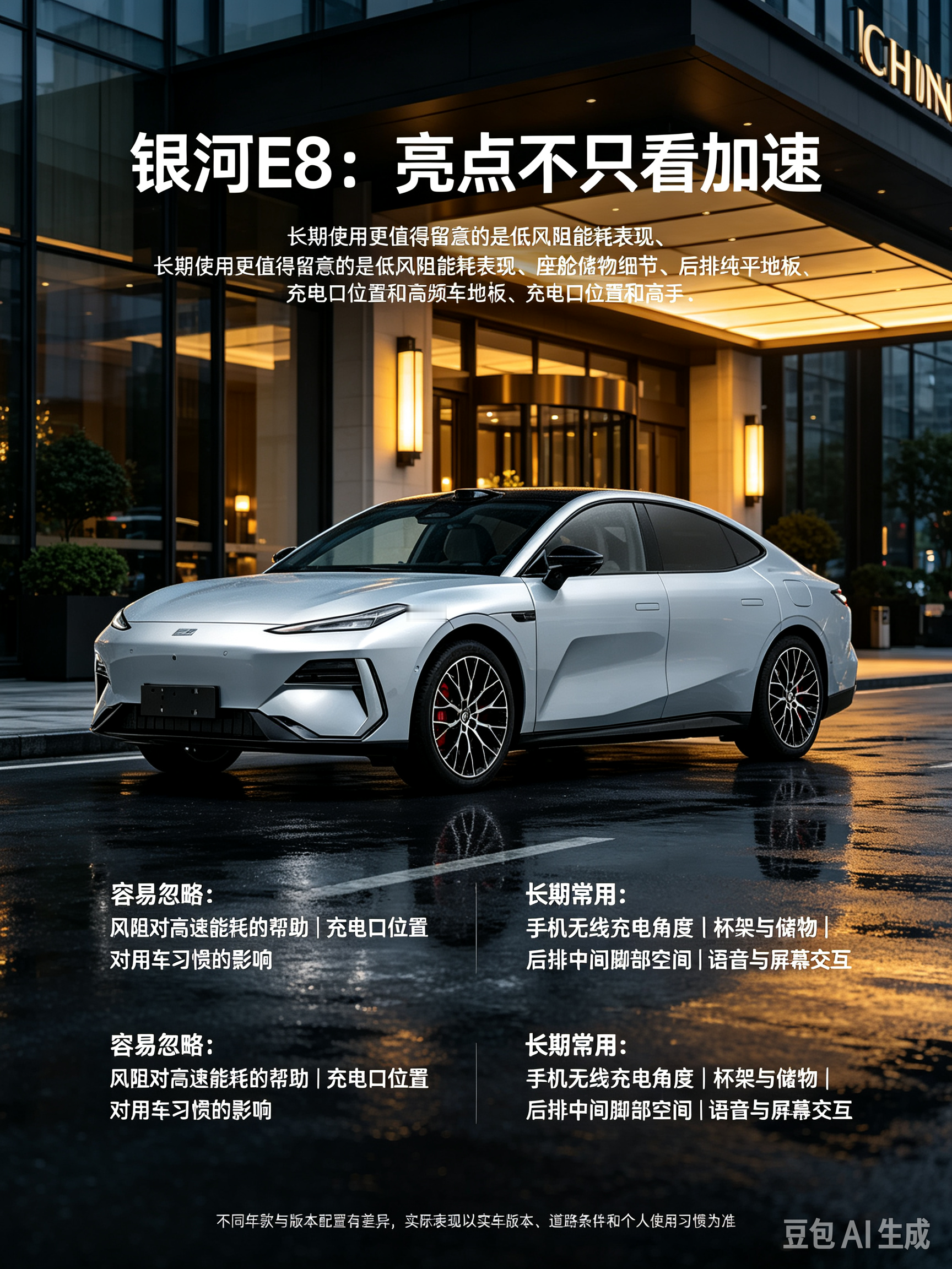 银河E8亮点不只看加速