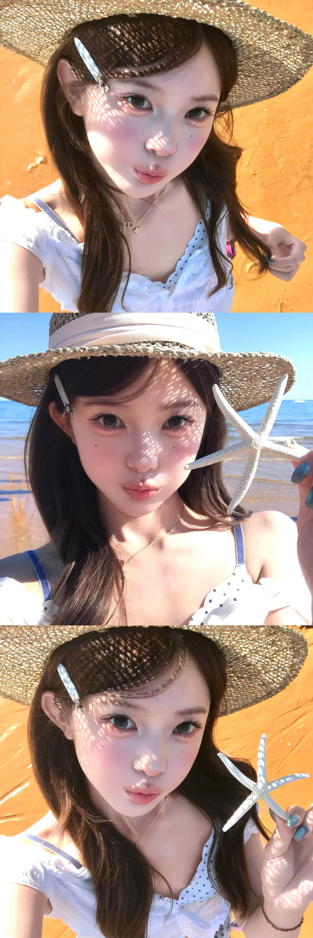 存一些i人海边拍照姿势🌊₊˚✧