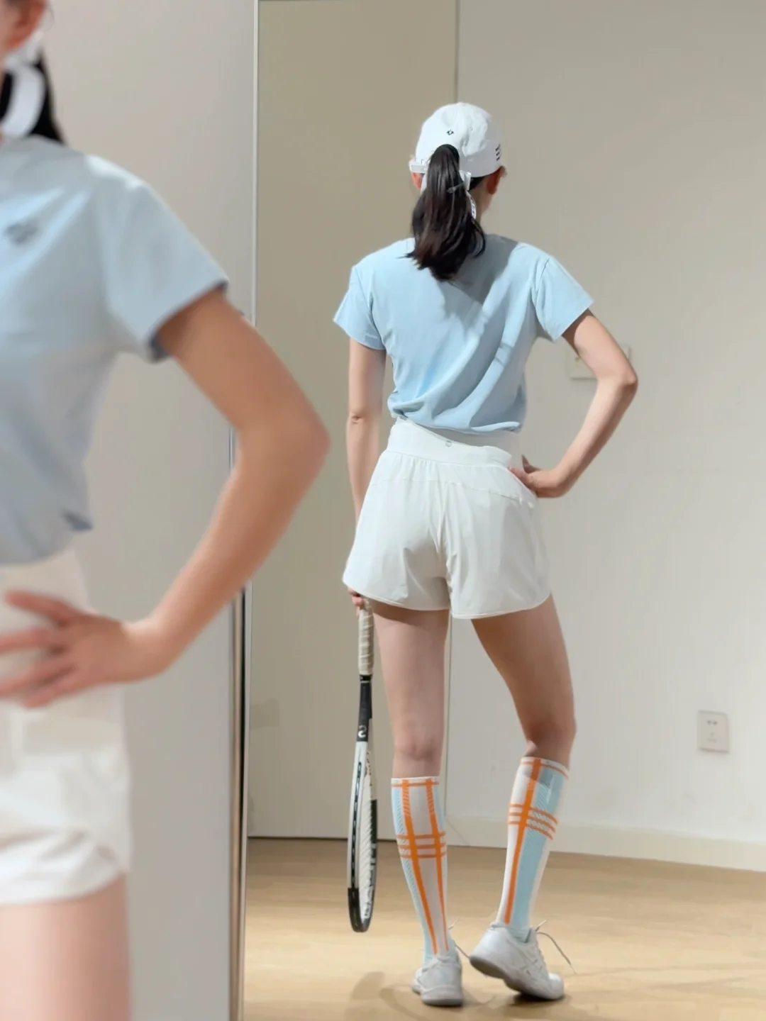 穿成蓝天白云，上春山⛰️打春球🎾跑春步🏃