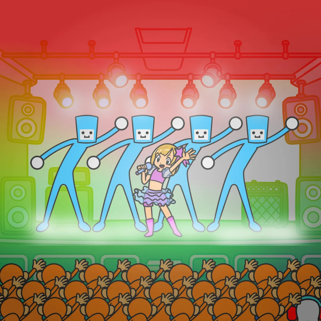 【节奏天国 奇迹之星】官方插画！！